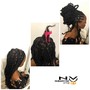 Retwist with added hair deposit only