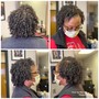 Perm Rods on relaxed hair