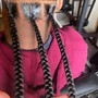 Cornrow Feed-In Braids (S)