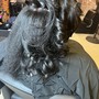 Braid Down With Shampoo &amp; Blowdry