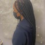 Jumbo knotless braids