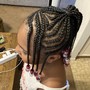 Large butterfly braids