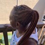 Natural hair Flat Twists