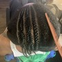 Natural hair Flat Twists