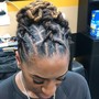 Cornrows (hair added)