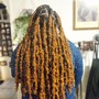 Dye dread tips