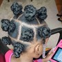 Kid's medium box braids/ twist Braids