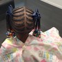 Cornrows (8-10 braids)