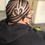 Men Braids with design