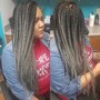 Bohemian Braids with Human wavy hair