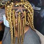 Box Braids, medium + extensions