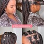 Cornrows on natural hair