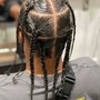 two-strand twist **150 min** long hair/excessive hair