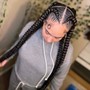 2 Feed In Braids ( Hair Included )