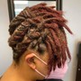 Palm roll Loc retwist