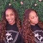 Crochet straight/curly hair