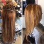 Single Beaded Weft Extensions