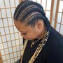 Small Ponytail Cornrows