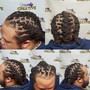 2 Cornrows (no hair added)