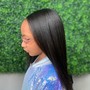 Half Up/Half Down Sew In