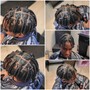 Natural Hair Box Plaits