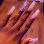 Colored French Tip nails