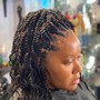 Straight back Braids(No hair added)