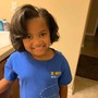 Kids Silk Press-Relaxed Hair- Short/Med length