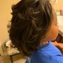 Sew In and Hot Curl