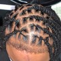 Natural hair Twists (double strands)