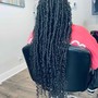 Goddess locs(with human hair)