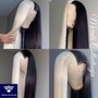 13x4 Brazilian Straight Wig Construction and Style