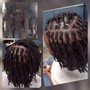 "Collar"Length Loc  Retwist