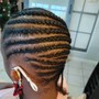 Kid's scalp Braid style (natural hair only)