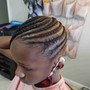 Kid's scalp Braid style (natural hair only)