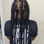 Large Knotless Braids