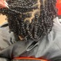 2 strand twist/ comb coils