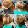 Shampoo And Style on relaxed short hair