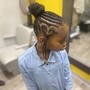 2 Feed In Braids