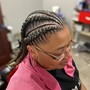 Feedin in braids/ Partial Weave