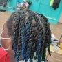 2 strand twist plates on short locs