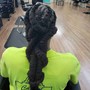 Braided plates on short locs