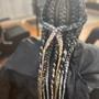 Braids w/beads