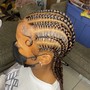 Kid small tribal braids