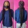 Large Knotless Braids