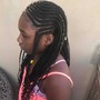 Braided ponytail