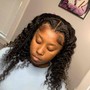 Individual crochet front+Crochet Braids back