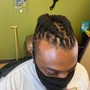 Men cornrow Braids