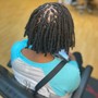 Loc Retwist + Style