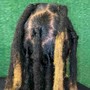 Instant locs standard size (less than 8 inches of hair)